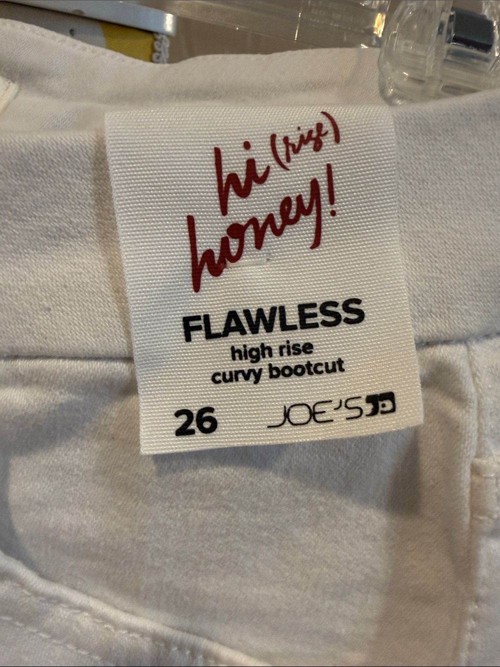 Joe's Jeans Flawless High Rise Curvy Bootcut Jeans - White